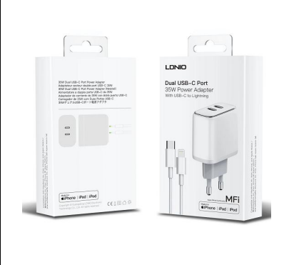 LDNIO 33W CERTIFIED APPLE CHARGER